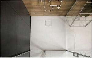 Cersanit Moduo - boční stěna 80x195cm, chromový profil-čiré sklo, S162-007