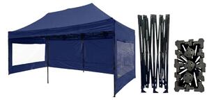 TENTino Nůžkový párty stan 3x6 m /6 noh STEEL HEXAGON Barva opláštění (Zvolte variantu): 8A - MODRÁ