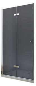 Mexen LIMA sprchové skládací dveře do otvoru 120 cm, chrom-šedá, 856-120-000-01-40
