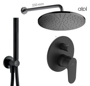Ideal Standard Set 4 - Sprchový systém s podomítkovou pákovou baterií, komplet, černá matná IS Set 4