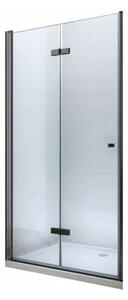 Mexen LIMA sprchové skládací dveře do otvoru 120 cm, černá-transparentní, 856-120-000-70-00