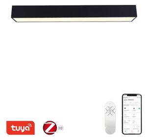 Immax 07074-90 NEO CANTO Smart stropní svítidlo LED 900x150mm 50W/4220lm 3000-6000K, černé, Zigbee 3.0