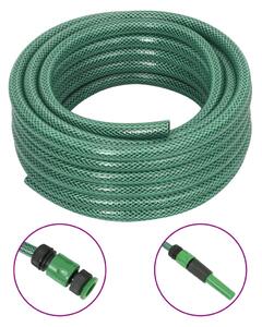 Zahradní hadice se sadou koncovek zelená 0,5" 10 m PVC 154368