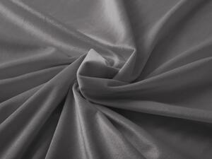 Biante Sametový polštář válec bonbon Velvet Premium SVP-017 Tmavě šedý 15x40 cm