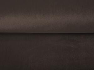 Sametová látka Velvet Premium SVP-016 Tmavě hnědá - šířka 280 cm