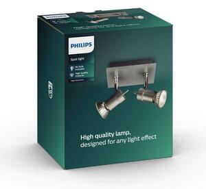 Philips 55082/48/PN Titan bodové svítidlo 2xGU10 hliník
