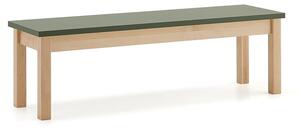 AJ Produkty Lavice ZET, 1200x360 mm, tmavě zelená