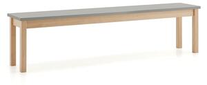 AJ Produkty Lavice ZET, 1800x360 mm, šedá