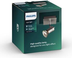 Philips 55080/48/PN Titan bodové svítidlo 1xGU10 hliník