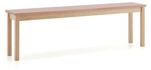 AJ Produkty Lavice ZET, 1800x440 mm, tmavě růžová