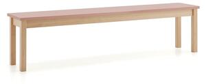 AJ Produkty Lavice ZET, 1800x360 mm, tmavě růžová