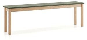 AJ Produkty Lavice ZET, 1800x440 mm, tmavě zelená