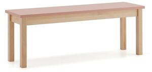 AJ Produkty Lavice ZET, 1200x440 mm, tmavě růžová