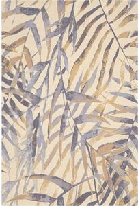 Béžový vlněný koberec 100x180 cm Florid – Agnella