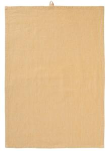 Bavlněná utěrka Liv Thin Yellow Stripes 50 × 70 cm