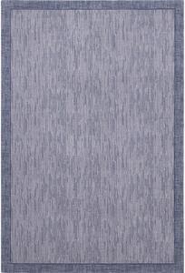 Tmavě modrý vlněný koberec 200x300 cm Linea – Agnella