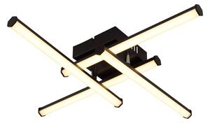 GLOBO 67342-24 KIRINA stropní svítidlo LED 24W 2490/1470lm 3000K černá, opálová