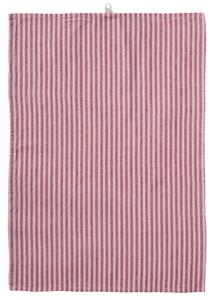 Bavlněná utěrka Linea Raspberry / Light pink 50 × 70 cm