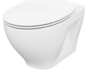Cersanit Moduo CleanOn, set 934 závěsná wc mísa + toaletní sedátko, K701-147
