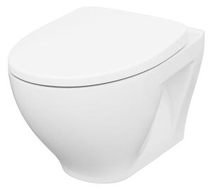 Cersanit Moduo CleanOn závěsná wc mísa + antibakteriální toaletní sedátko z duroplastu, K701-262
