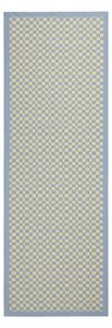 CHECKER STYLE Běhoun na stůl 50 x 160 cm - sv. modrá 2