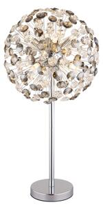 GLOBO 64135TC KATRINA stolní lampa V650mm 8xG9 3,5W/350lm 3000K chromová, kouřová