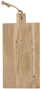 Dřevěné prkénko Accacia Wood / Rope handle Large