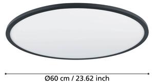Eglo 900762 -LED Stmívatelné stropní svítidlo SARSINA-Z 41W/230V pr. 60 cm černá