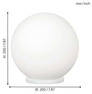 EGLO 85264 - Stolní lampa RONDO 1xE27/60W/230V pr. 20 cm