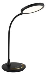 GLOBO 58483 KENNY stolní svítidlo LED 12W 1050/520lm 3000-5700K černá adapter incl