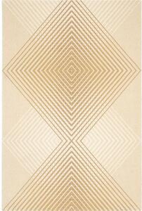 Béžový vlněný koberec 100x180 cm Chord – Agnella
