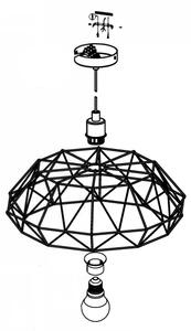 Eglo 49487 - Lustr CARLTON 2 1xE27/60W/230V