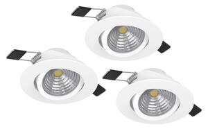 Eglo 900745 - SADA 3xLED Stmívatelné svítidlo SALICETO 3xLED/6W/230V bílá