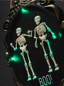 Sinsay - Halloweenská LED dekorace s motivem kostlivců - černá