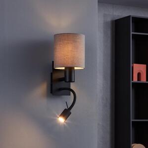 Eglo 900701 - LED Flexibilní svítidlo PASTERI 1xE27/40W/230V + LED/3,8W hnědá