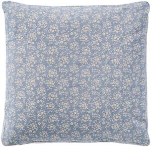 Povlak na sedák Agathe Light Blue / flowers 45 × 45 cm