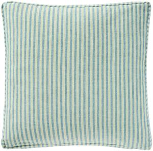 Povlak na sedák Linea / Light Green blue stripes 45 × 45 cm