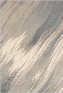 Krémový vlněný koberec 133x180 cm Haze – Agnella