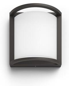 Philips 17391/93/P3 Samondra venkovní nástenné svítidlo LED 12W/1200lm 4000K IP44 antracit