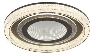 GLOBO 48557-48 ALSUNA stropní svítidlo D480mm LED 48W 6000/2160lm 2700-6000K antracitová, křišťálový efekt, dálkový ovladač