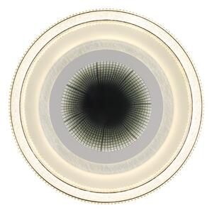 GLOBO 48557-48W ALSUNA stropní svítidlo D480mm LED 48W 6000/2640lm 2700-6000K bílá, křišťálový efekt, dálkový ovladač
