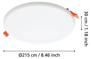 Eglo 900965 - LED Koupelnové podhledové svítidlo RAPITA 18W/230V pr. 21,5cm IP65
