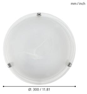 Eglo 7186 - Stropní svítidlo SALOME 1xE27/60W/230V alabastrové sklo