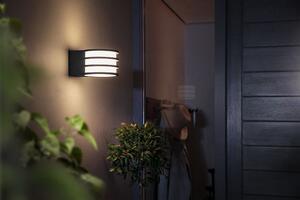 Philips HUE 17401/93/P0 Lucca nástěnné exteriérové ​​svítidlo 9,5W = 806lm E27 2700K