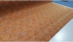 Metrážový koberec Origami 40 PB Oranžová - 5 m Beaufloor