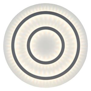 GLOBO 48042-60W JAYDEN stropní svítidlo D550mm LED 60W 9100/2100lm 3000-6500K bílá, šedá, křišťálový efekt, časovač, dálkový ovladač