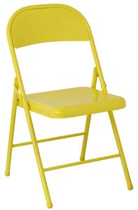 Skládací židle Metal Yellow