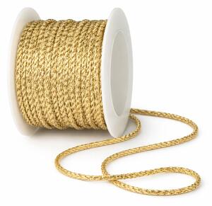 Golden Twist Luxe 3mm – Lurexový zlatý provázek 3mm x 3m (5,- Kč/m)