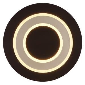 GLOBO 48032A-24 JAYDEN stropní svítidlo D320mm LED 24W 2100/710lm 3000K černá, tmavohnědá