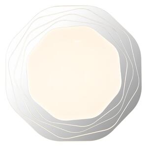 GLOBO 48036-24 FLORDELIS stropní svítidlo D380mm LED 24W 3022/968lm 3000+4000+6000K bílá, chromová, switchdimmer